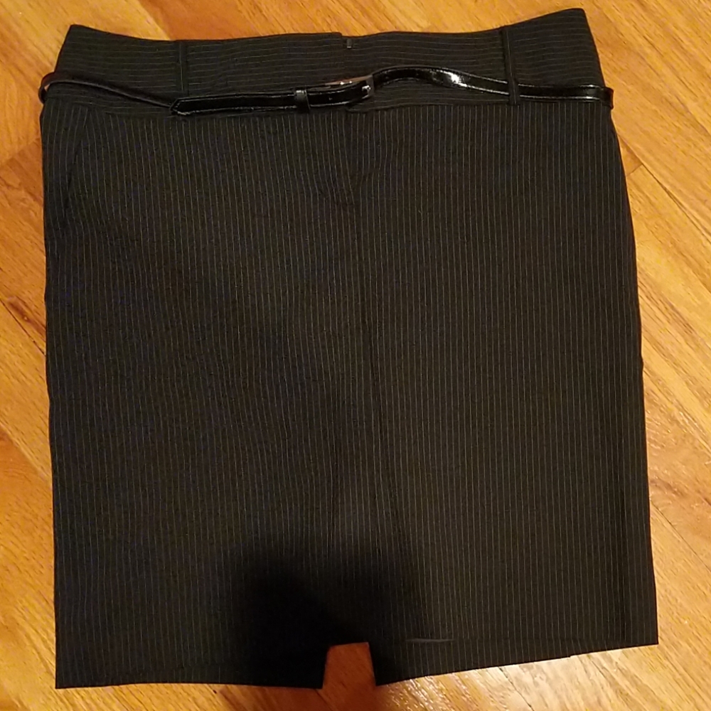 Pinstripe Skirt